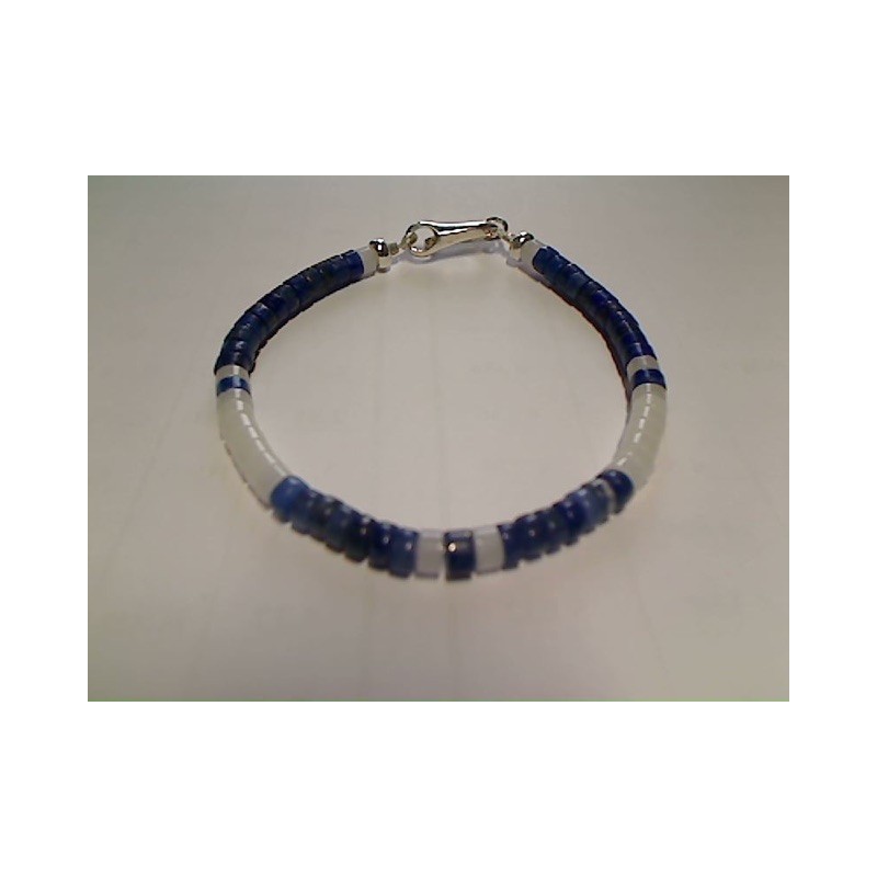 Bracelet Argent Kaya Bleu