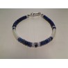 Bracelet Argent Kaya Bleu