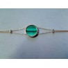 Bracelet Or et Pierres Malachite