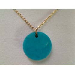 Collier Or et Pierres TURQUOISE