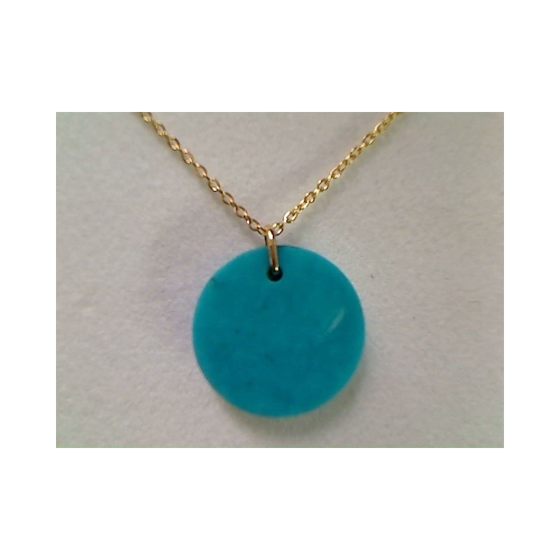 Collier Or et Pierres TURQUOISE