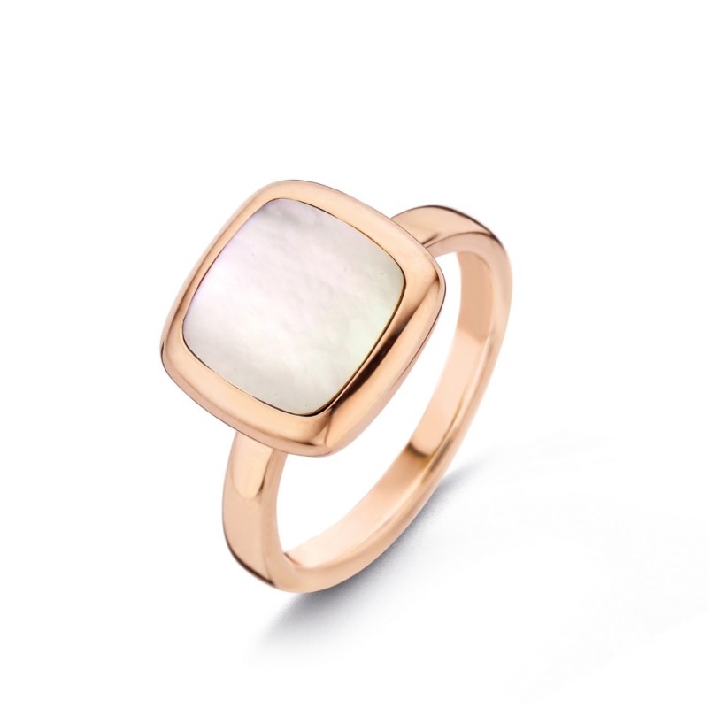 Bague Or et Pierres Fines Nacre - Pantelleria