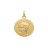 Médaille or Vierge Gracieuse 16mm Sablé