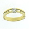 Bague Or et Diamant de 0,32 ct au centre