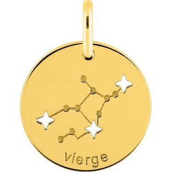 Médaille Or Constellation Vierge