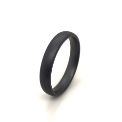 Alliance tantale Pure Curve Dark - largeur 4 mm