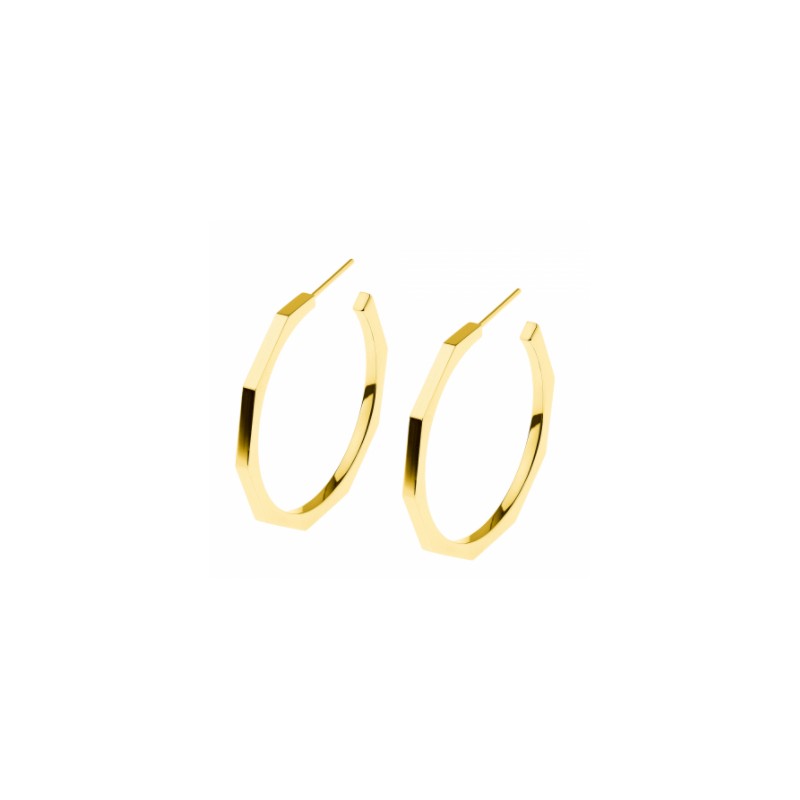 Boucles Acier Plaqué or jaune