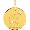 Médaille Or Constellation Verseau