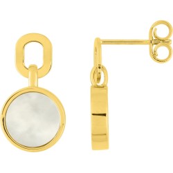 Boucles Or et Pierres Nacre