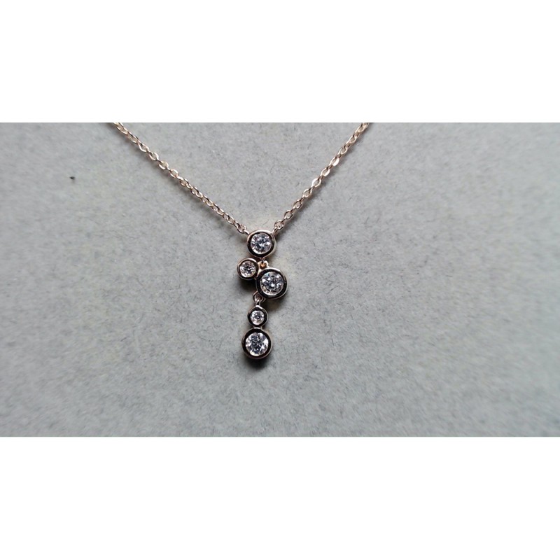 Collier Or et Pierres Diamants