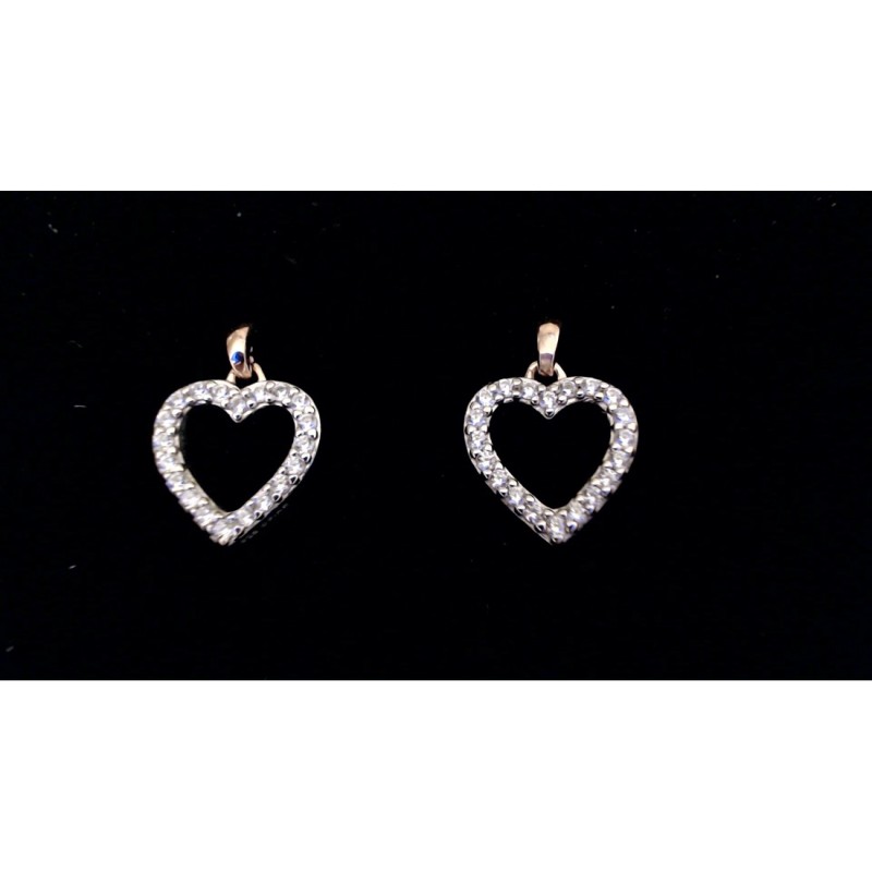 Boucles Argent et argent plaqué or rose