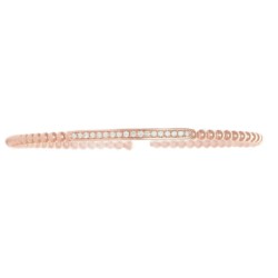 Bracelet Or rose Stretch et Diamants