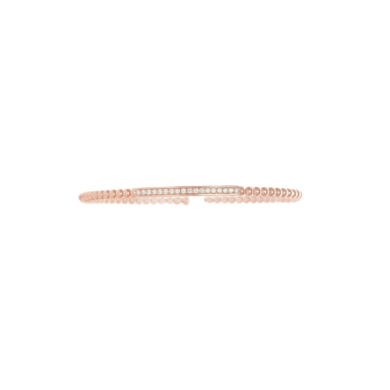 Bracelet Or rose Stretch et Diamants