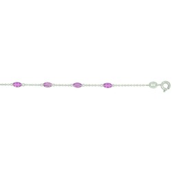Bracelet Or et Pierres Saphirs violets