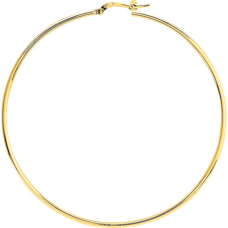 Créoles Plaquées Or - 60 mm