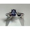 Bague Or et Pierres Fines Tanzanite & Diamants